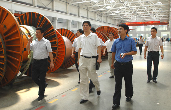 河海大学常州校区党委书记吴继敏一行十余人来GA黄金甲旅行考察