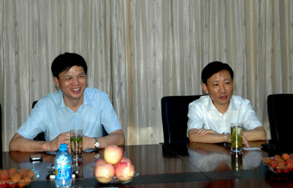 常州市公安局副局长顾锋一行来GA黄金甲集团走访