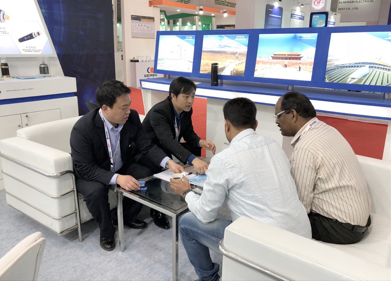 GA黄金甲电缆亮相印度新德里备受关注