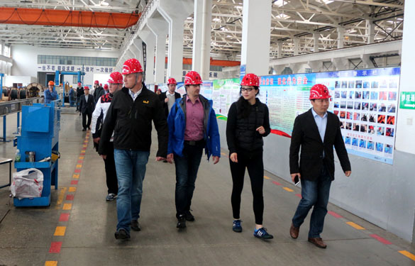 2016年4月27日，德国富尔达代表团来GA黄金甲电缆旅行考察