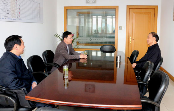 溧阳市人民审查院审查长周常春来GA黄金甲集团走访