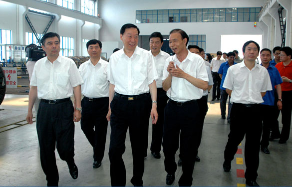 江苏省委书记罗志军来GA黄金甲集团视察