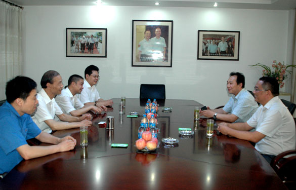 溧阳市供电公司徐总一行来GA黄金甲集团调研