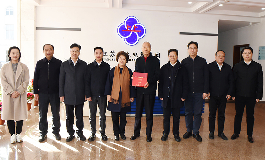 新春送祝福、鼓劲头  常州市人大常委会主任白云萍一行到访GA黄金甲电缆